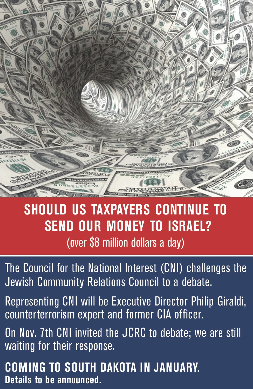 Should US Taxpayers Continue to Send Our Money to Israel?
